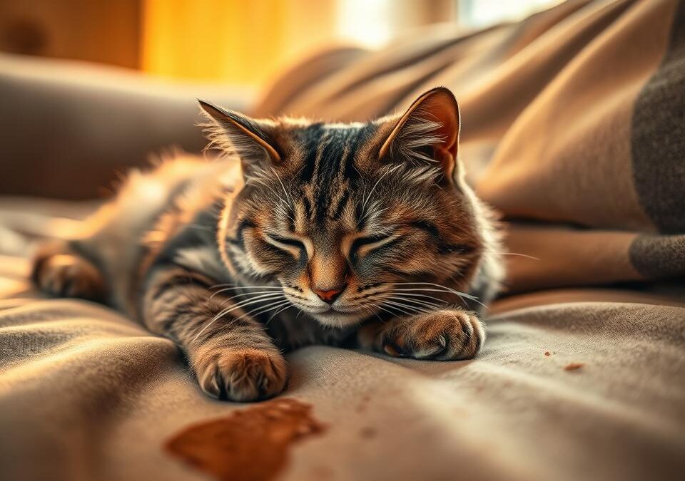 Kronična driska pri mački – Vse, kar moraš vedeti o tem!