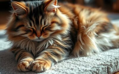 Mačji blog 24 Zadihala se je po jedi – zdaj je mirna