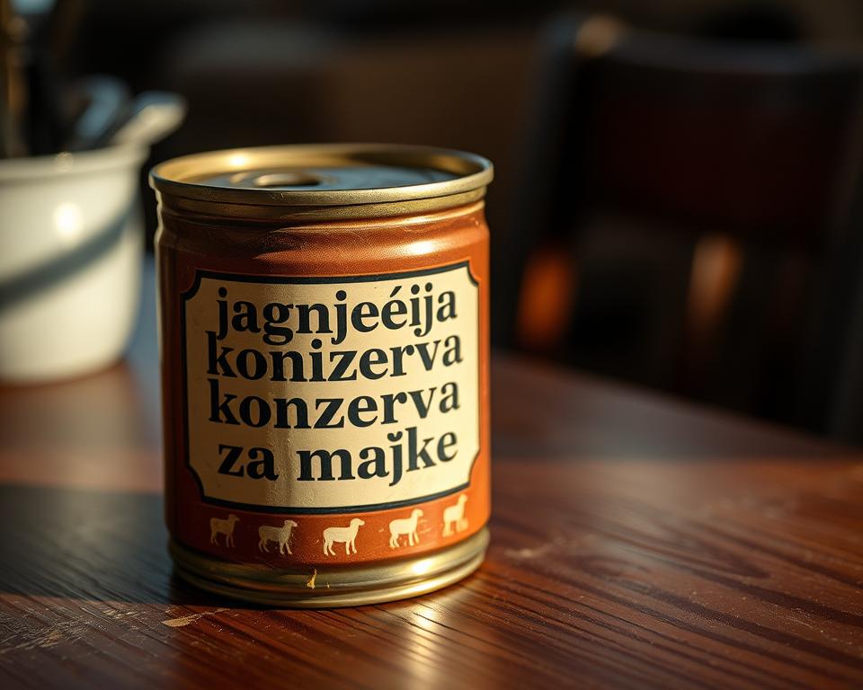 mačka ima rada jagnječjo konzervo