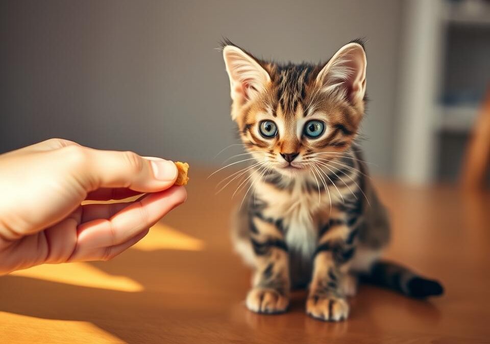 Jedla je samo iz roke – zdaj že sama