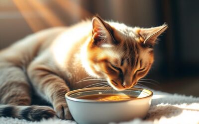 Mačji blog 23 Jedla je z renčanjem – zdaj mirno in zadovoljno