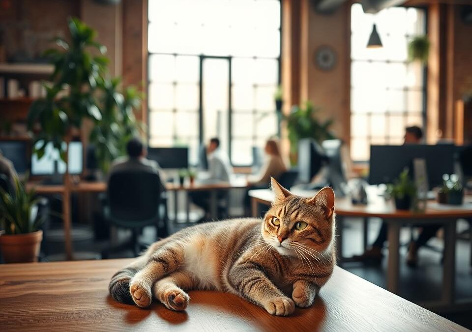 Mačka v coworking pisarnah – Vse, kar moraš vedeti o tem!