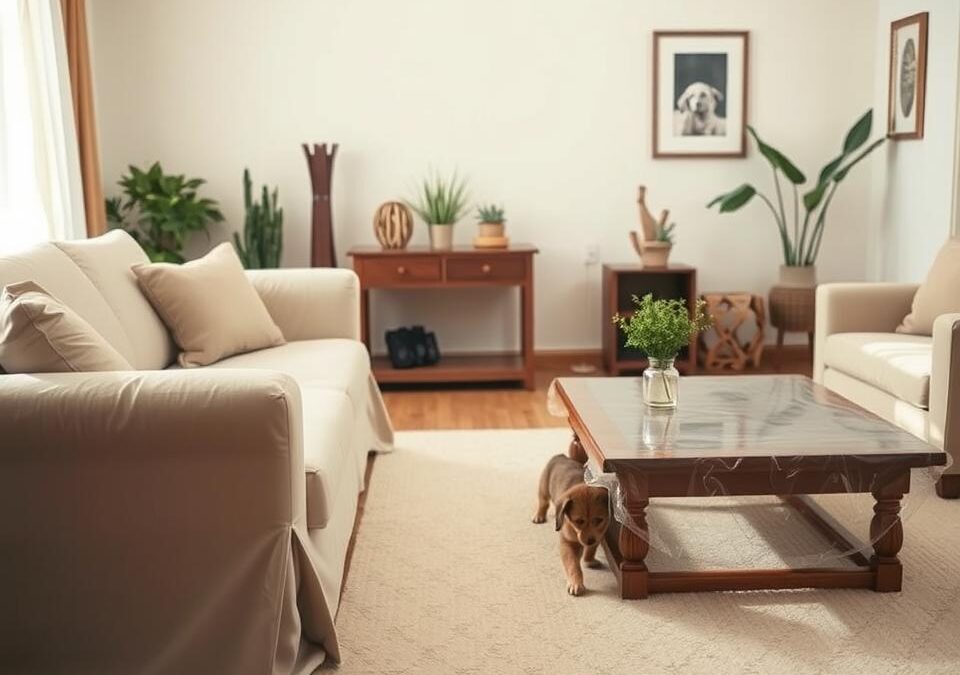 Mladiček v stanovanju – kako zaščititi pohištvo?