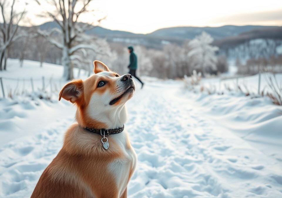 Nasveti, kako motivirati psa za sprehod pozimi