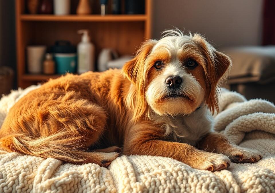 Kako zmanjšati izpadanje pasje dlake pozimi?