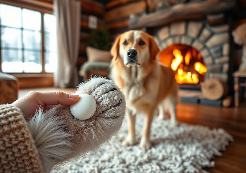 Zimska nega pasje kože – kako zaščititi dlako in kožo?