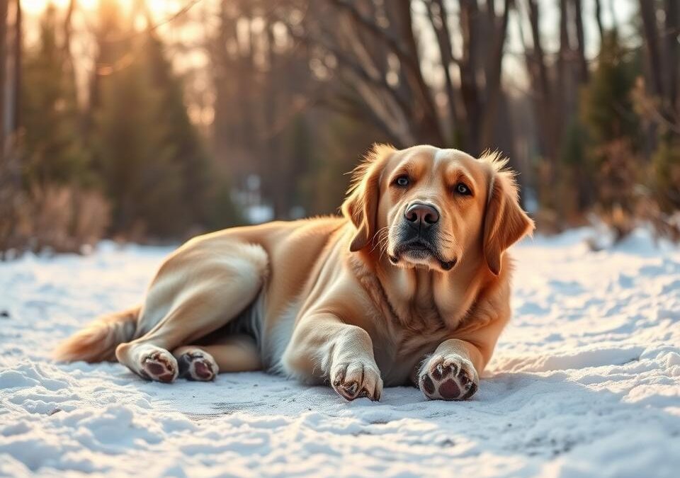 Regeneracija psa po sprehodu – kako mu pomagati pozimi?