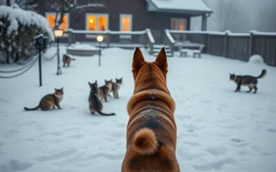 CriskyDog spletni časopis 21 Zimski odvračalci mačk – če tvoj pes ne prenaša sosedove mačke