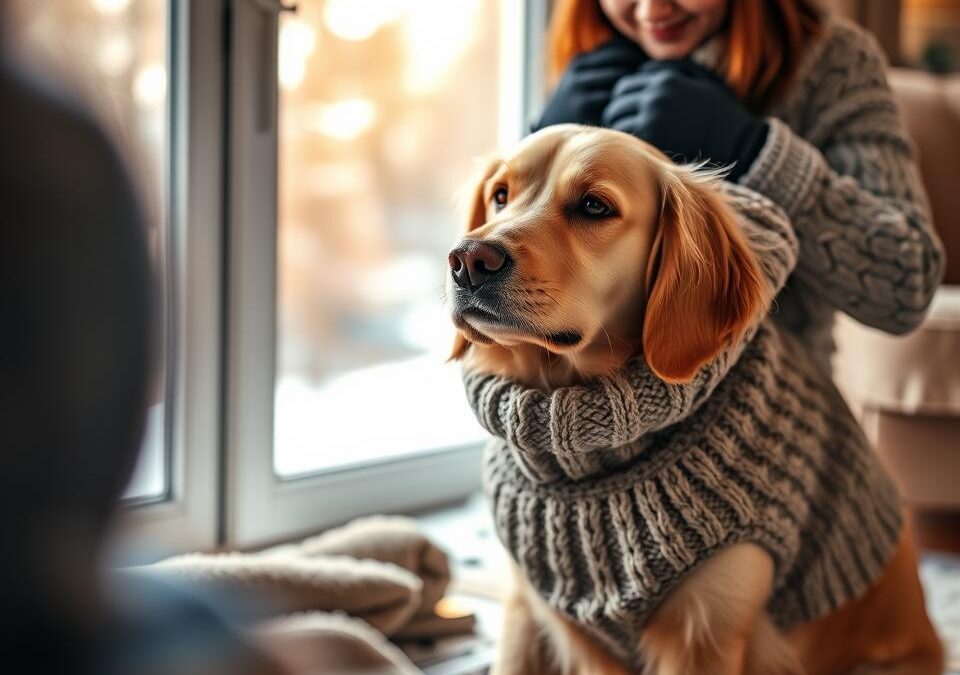 Ogrevanje psa pred sprehodom pozimi – zakaj je pomembno?