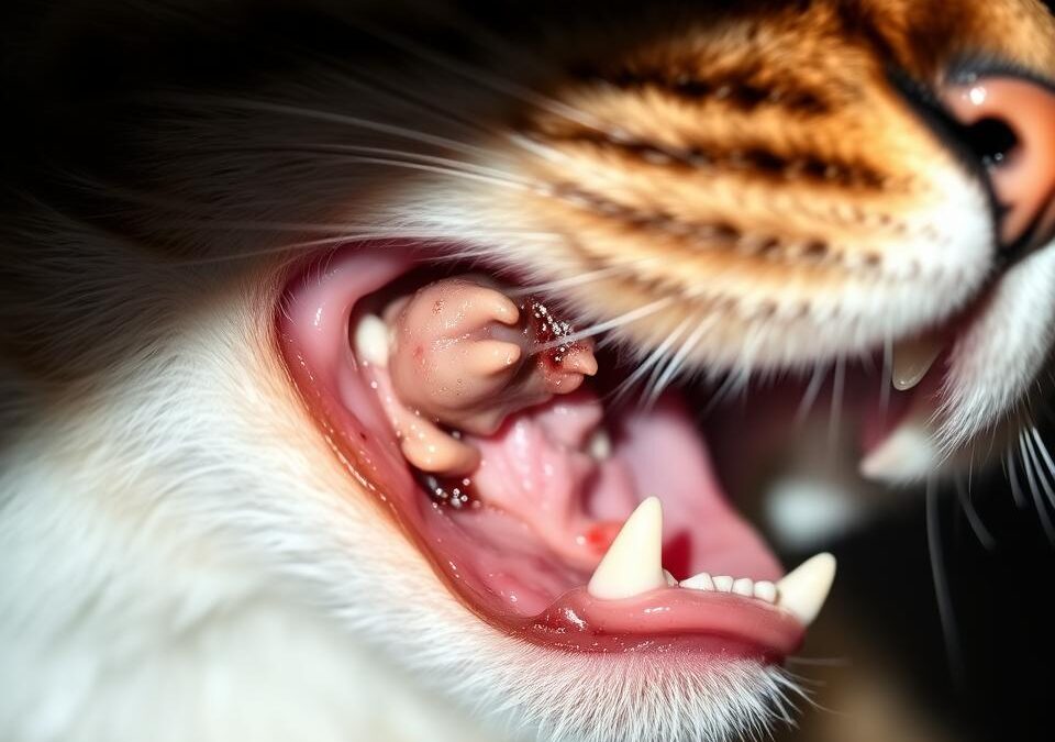 Oralni ulkus pri mački – Vse, kar moraš vedeti o tem!