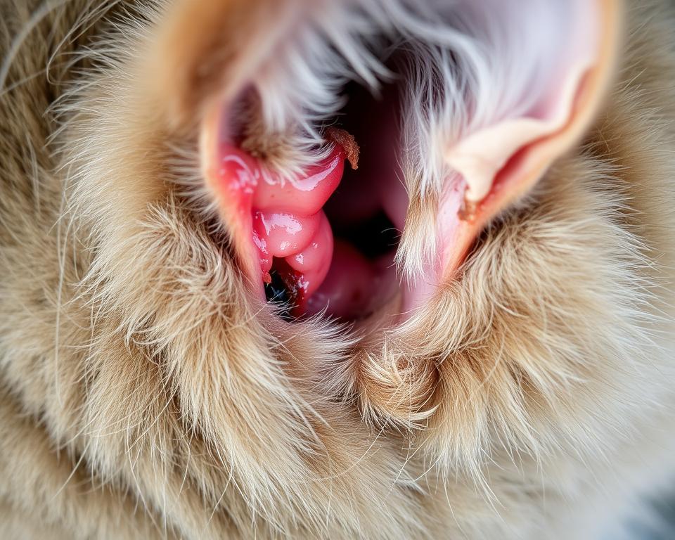 otitis externa pri mački