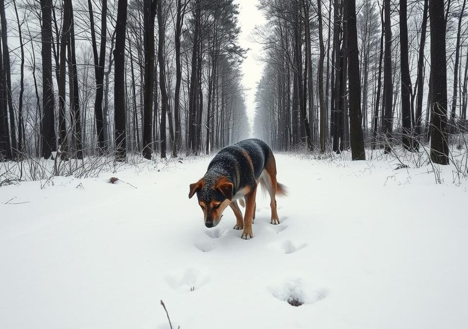Zakaj se pozimi psu spremeni voh pod snegom?