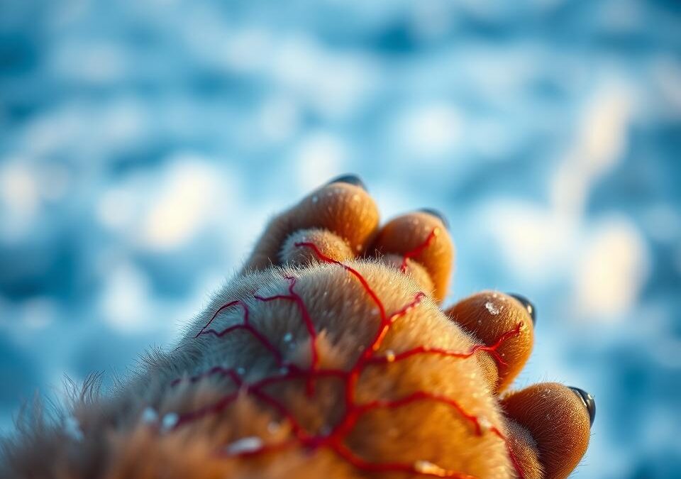 Krvni obtok psov v mrazu – kaj je dobro vedeti?