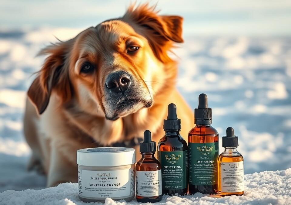 Suha koža pri psih – zimski simptomi in rešitve