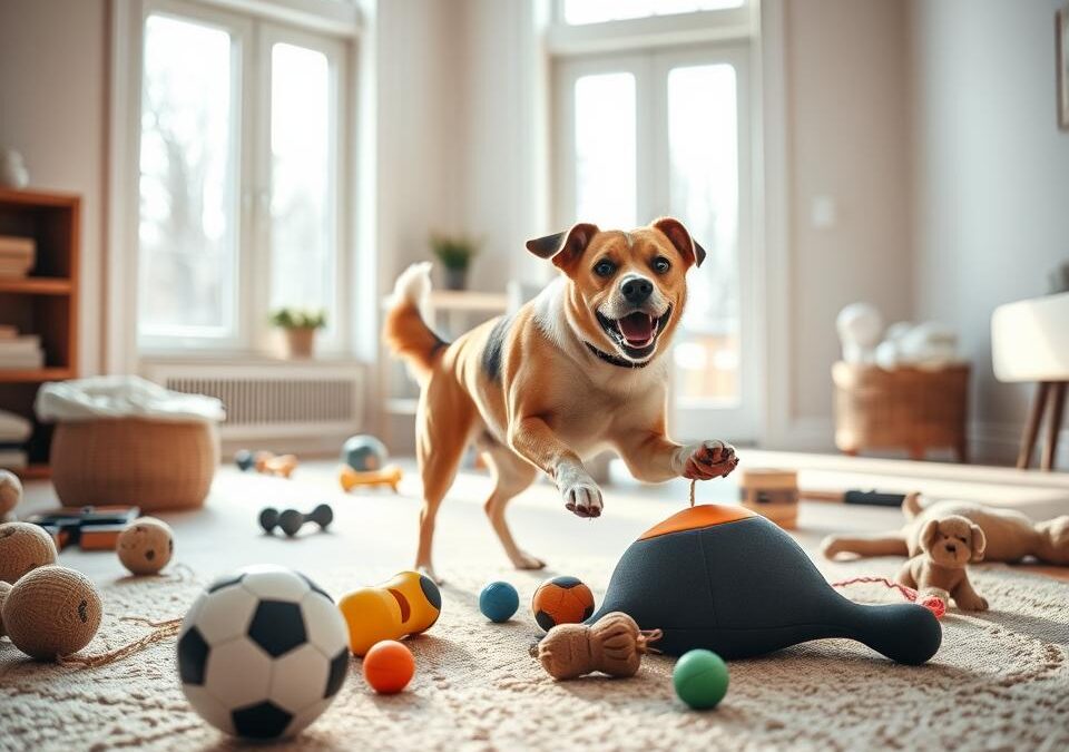 Poraba energije psov v notranjosti – igre in triki