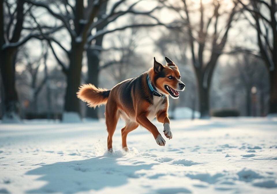Koliko gibanja potrebuje pes pozimi?