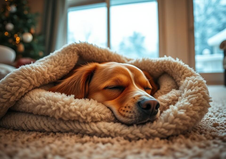 Zakaj pes več spi v hladnih dneh?