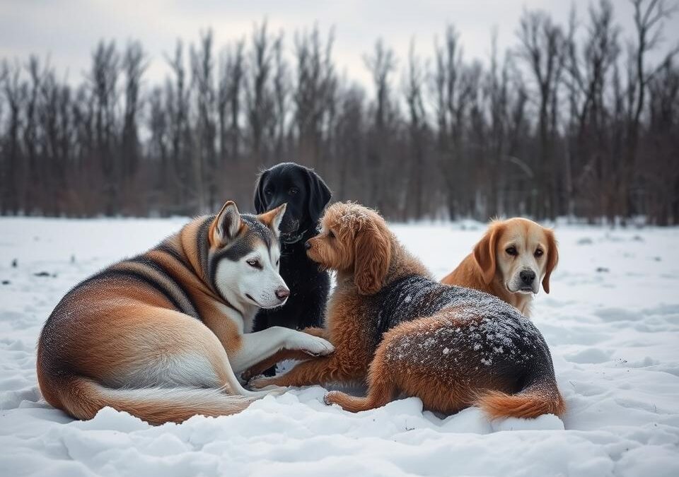 Bolezni pri psih zaradi mraza