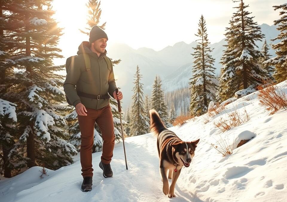 Zimsko pohodništvo s psom – nasveti za pripravo