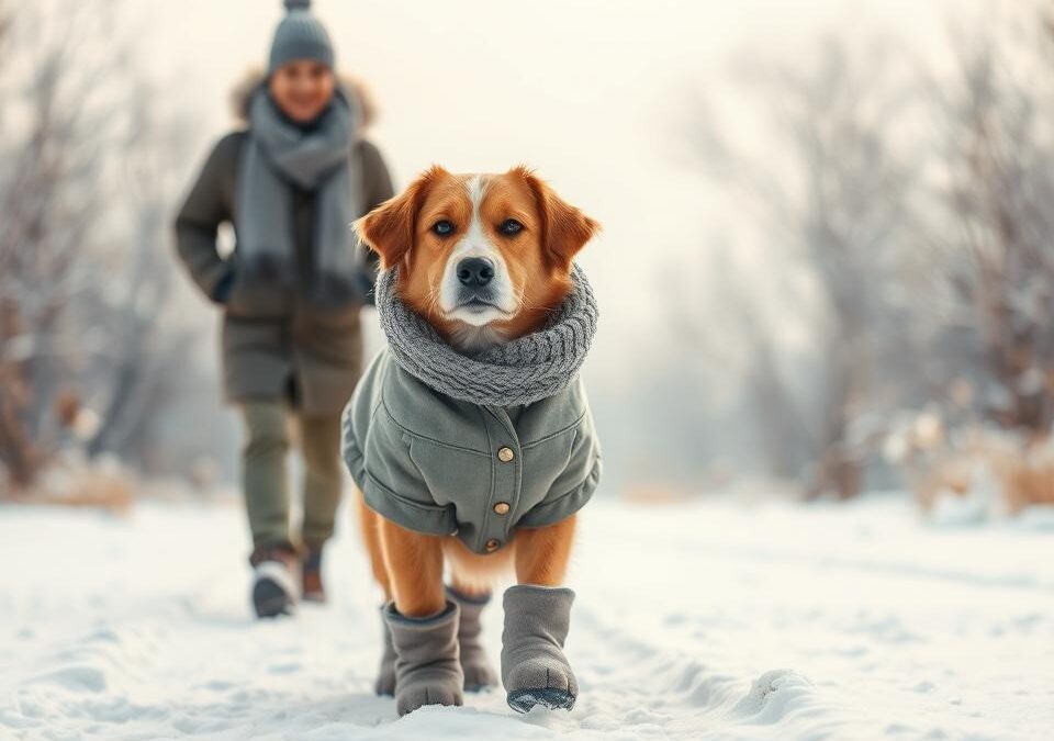 Kaj storiti, če tvoj pes noče ven na mraz?