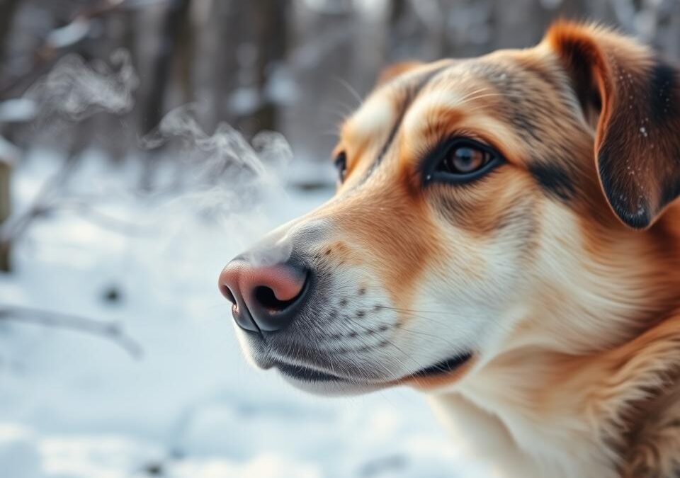 Zakaj moj pes sopenja tudi na mrazu?