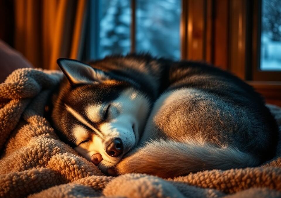 Zimska tema – kako vpliva na dnevni ritem psa?