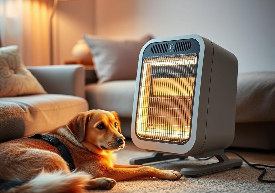 Kako uporabljati grelnik v bližini psa?