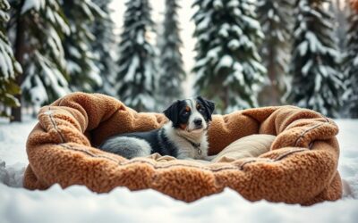Zimsko pasje ležišče – topel in varen prostor za spanje