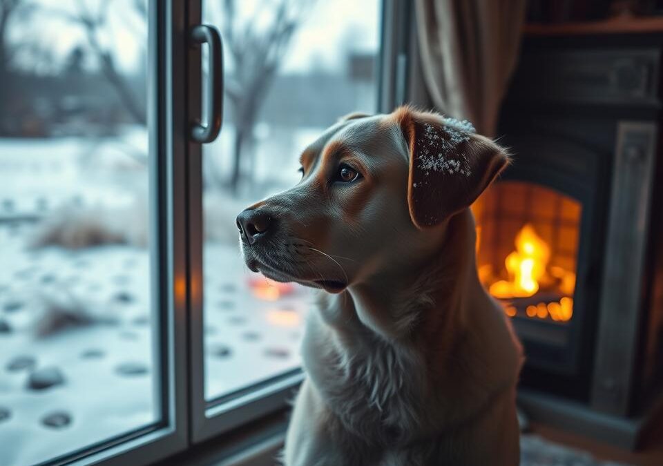 Kako obvladati pomanjkanje aktivnosti psa v mrazu?