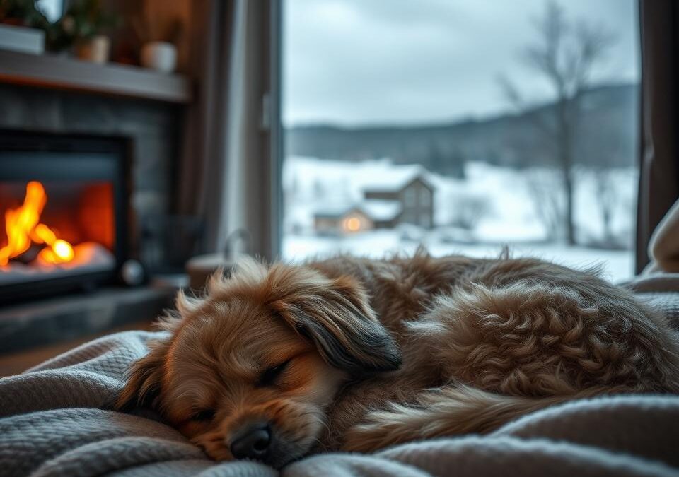 Tudi pozimi budni psi – kako jim omogočiti počitek?