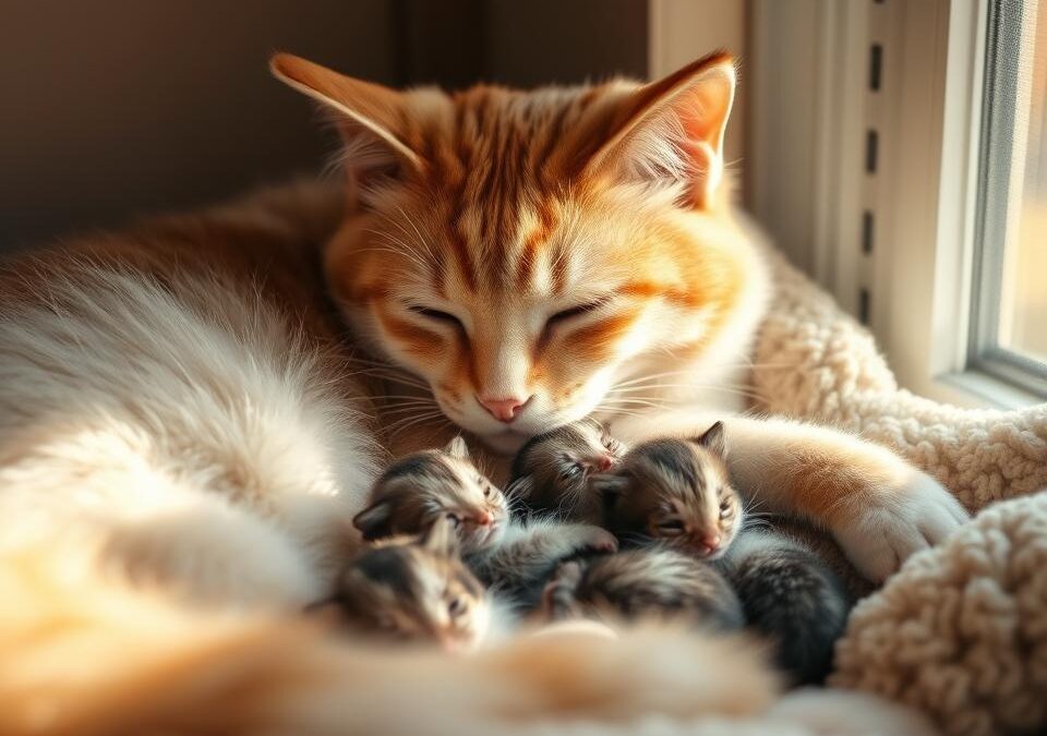 Porodne težave pri mački – Vse, kar moraš vedeti o tem!
