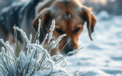 CriskyDog spletni časopis 24 Zamrznjena trava in psi – kaj lahko povzroči v želodcu?