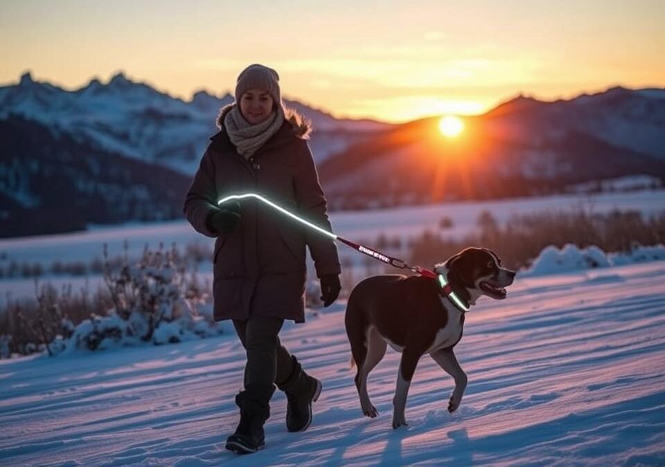 CriskyDog spletni časopis 15 Zakaj je odsevni povodec dobra izbira za zimske sprehode?