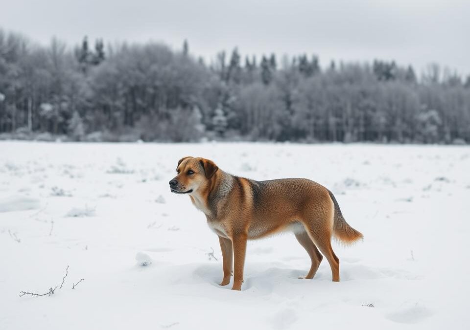 Izgubljen pes v snegu – kaj storiti?