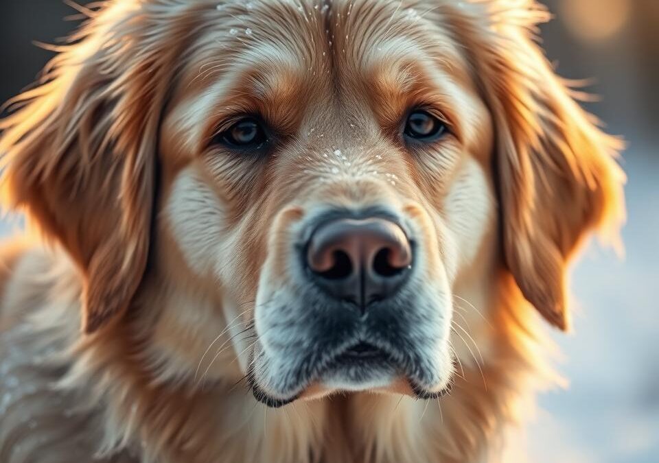 Naravna zaščita pasje dlake pred zmrzaljo