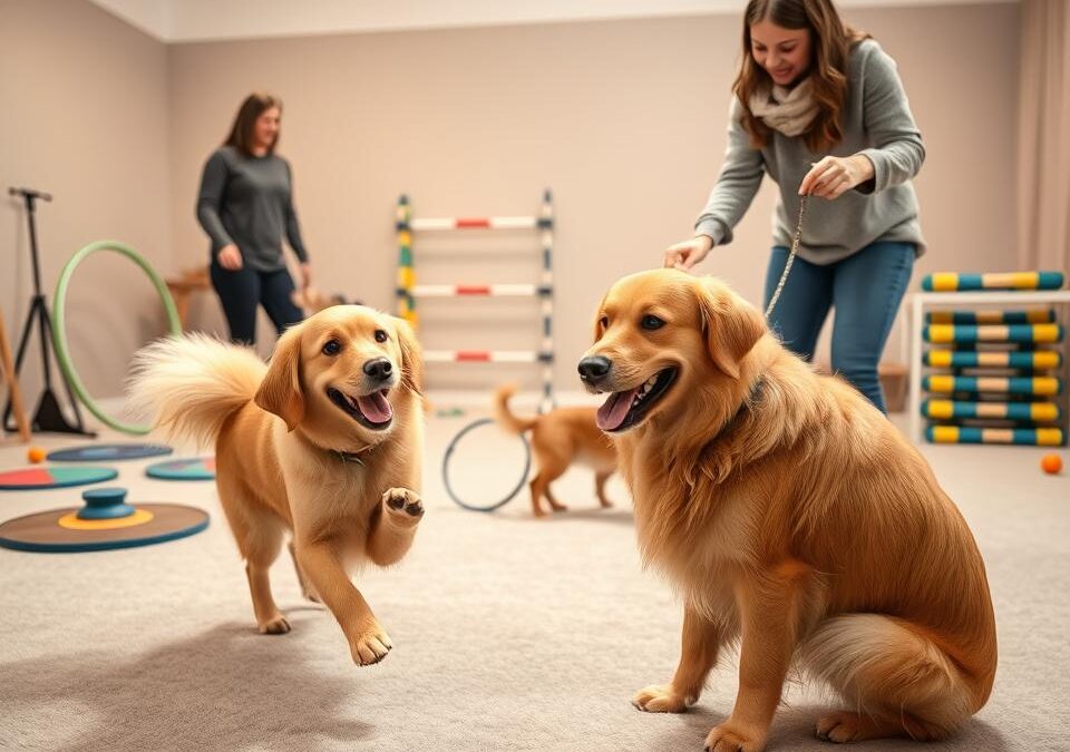 Zimske notranje vadbe za pse
