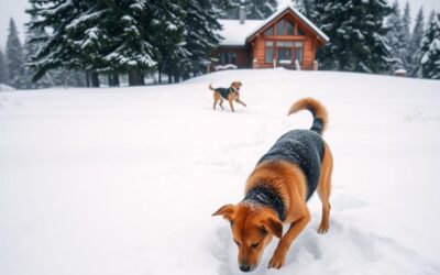 CriskyDog spletni časopis 16 Kako pes reagira na prvi sneg?
