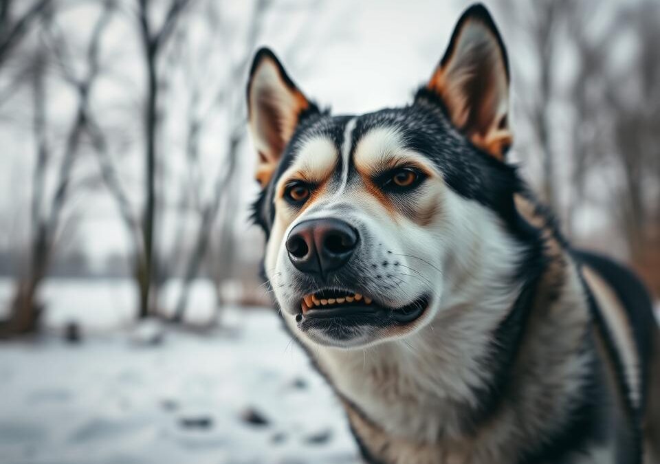 Kaj pomeni razdraženo vedenje psov pozimi?