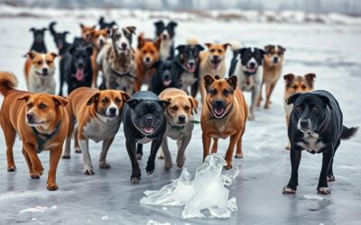 Reakcija psov na nenadno zmrzal