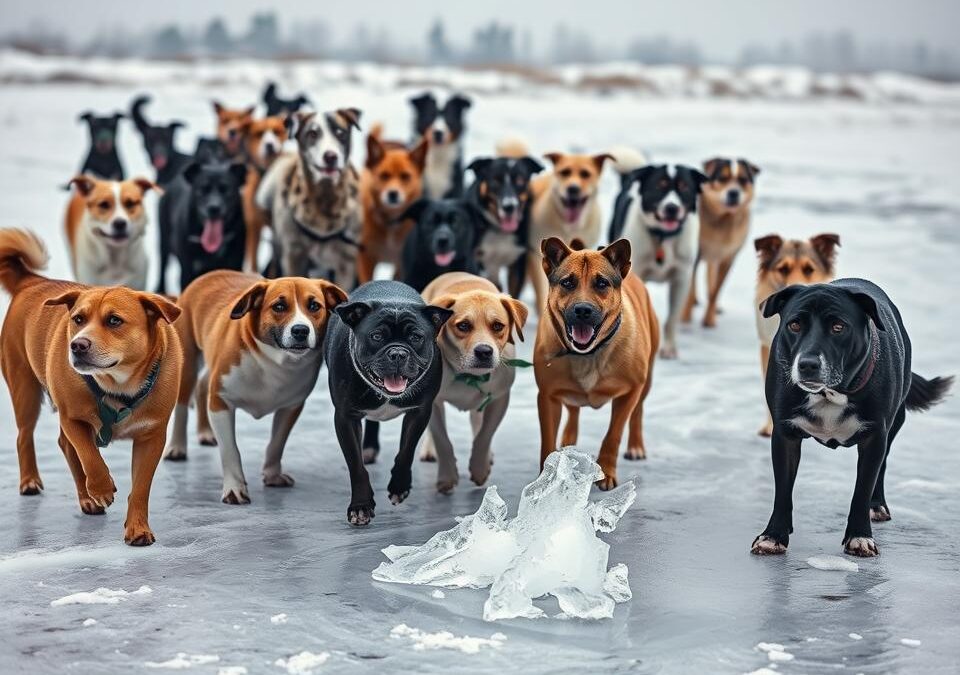 Reakcija psov na nenadno zmrzal