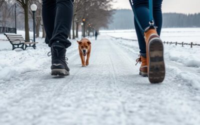 Spolzke poti – kako se izogniti nesrečam pri sprehodu s psom?
