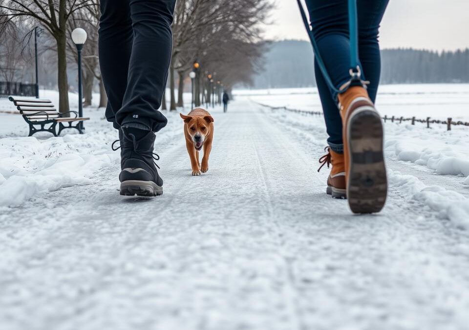 Spolzke poti – kako se izogniti nesrečam pri sprehodu s psom?