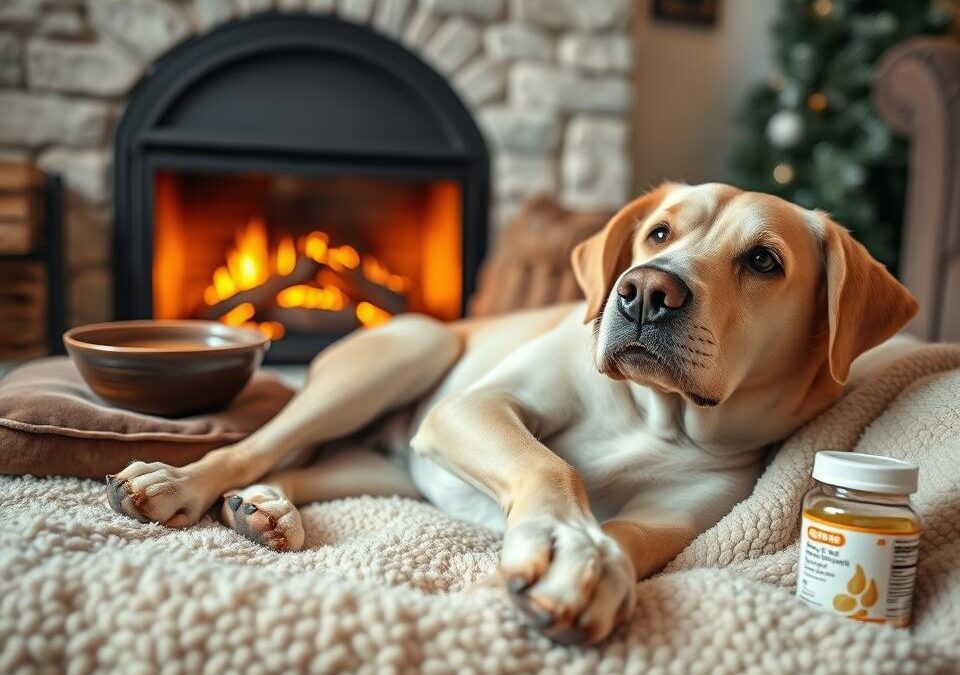 Nega starejših psov pozimi – kako omiliti bolečine v sklepih?
