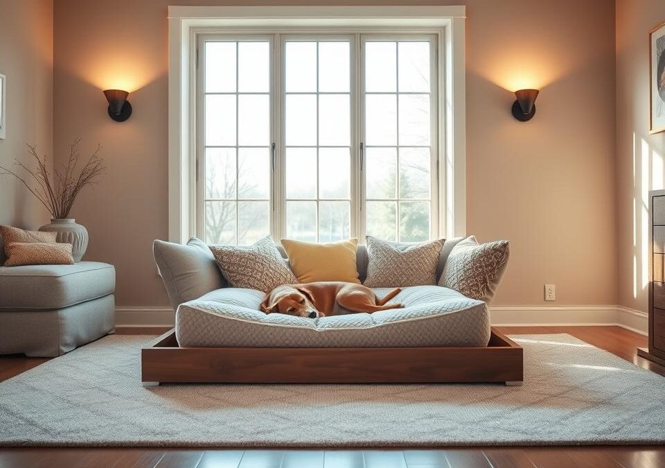 Topel kotiček za psa v stanovanju – preproste rešitve