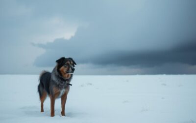 Nemirno vedenje psov med hladno fronto