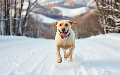 CriskyDog spletni časopis 23 Zakaj psi obožujejo tek po snegu pozimi?