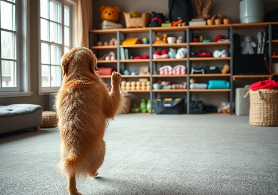 Notranji vadbeni načrt za pse v hladnih dneh