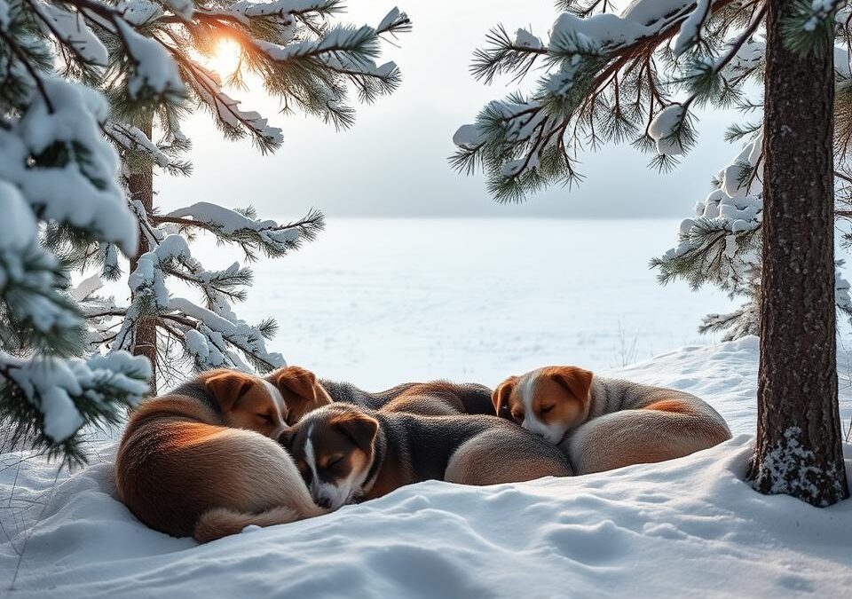 Zimsko sanjavo vedenje psov – je to normalno?