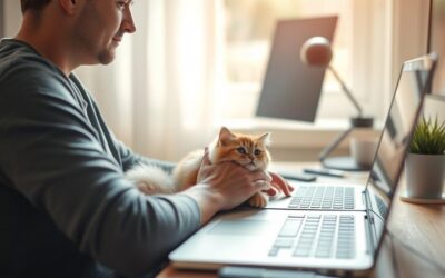 Zmanjšanje stresa pri delu z mačko – Vse, kar moraš vedeti o tem!