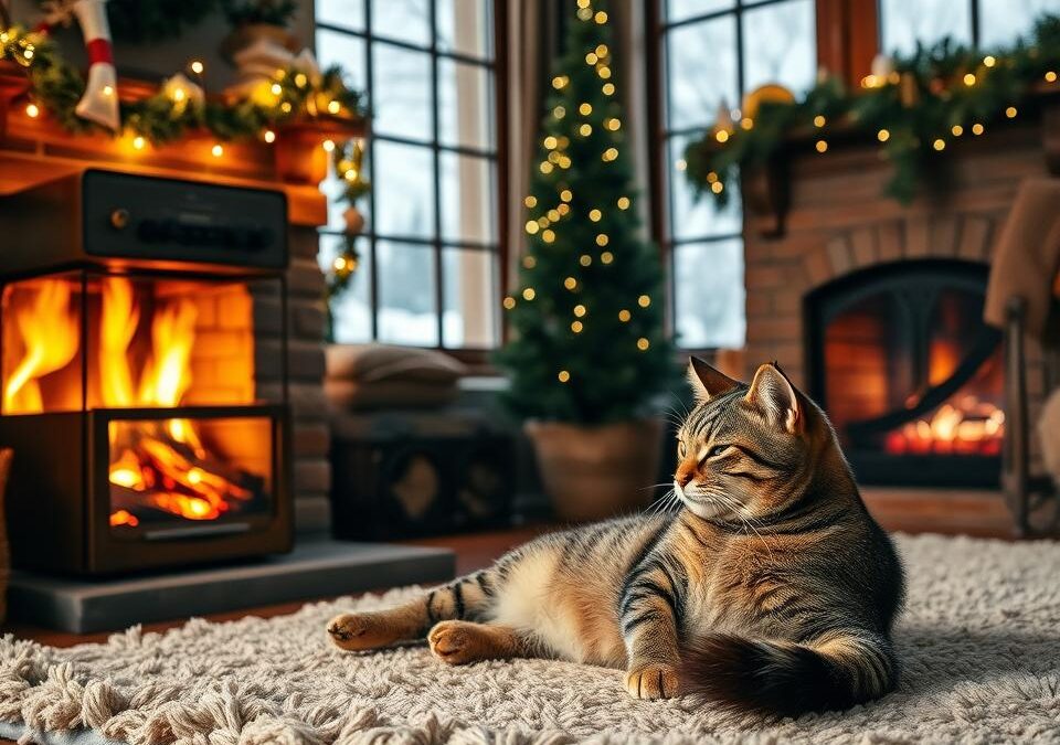 Božična glasba in mačke – ali vpliva nanje?